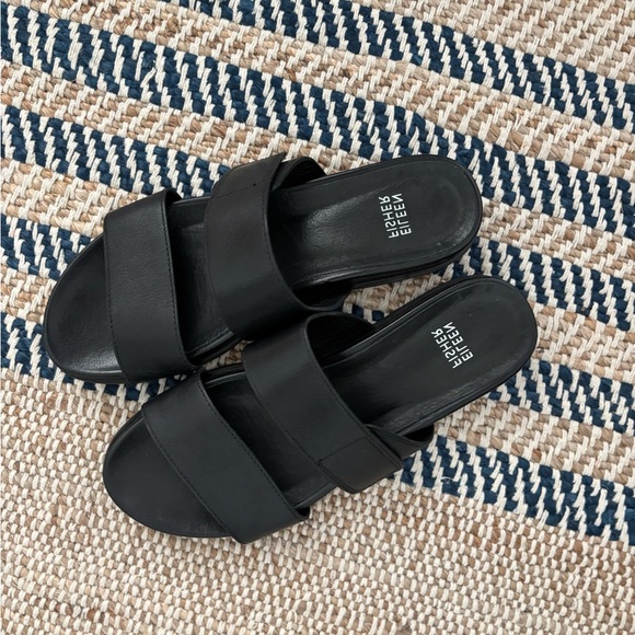 Eileen Fisher Dee Leather Slide Sandal size 7 1/2 - Picture 8 of 11